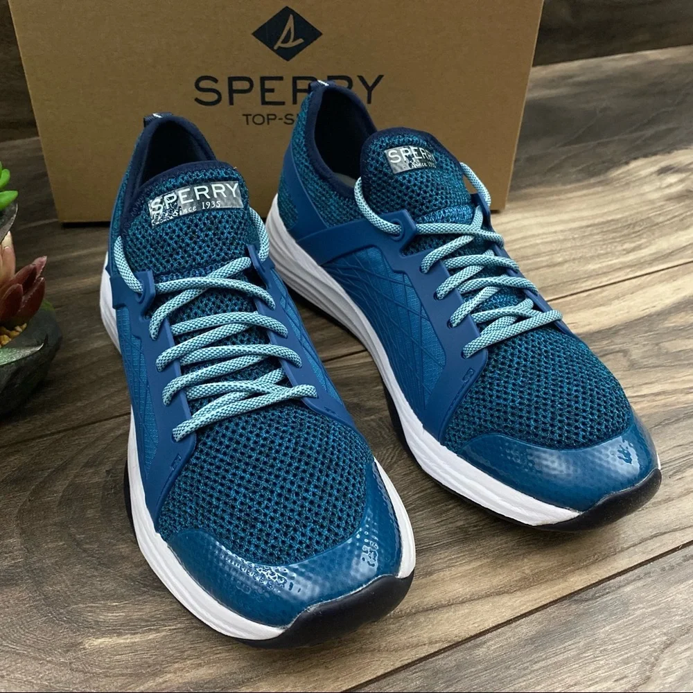 NIB Sperry H2O Mooring Amphibious Sneaker Blue - Picture 3 of 15